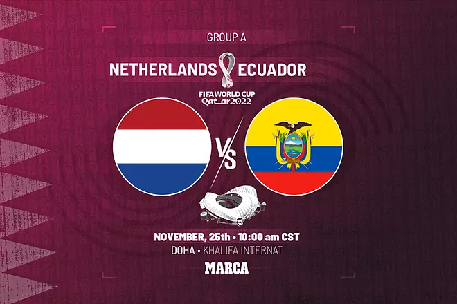 2022年卡塔尔世界杯A组第二轮：荷兰vs厄瓜多尔